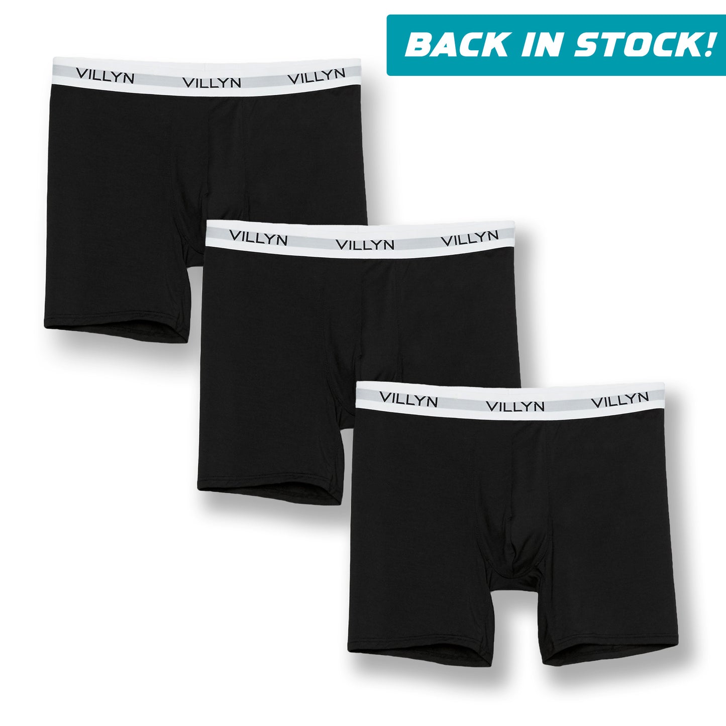 VILLYN Origin 3 BLACK Modal Boxer-Briefs