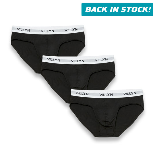 VILLYN Origin 3 BLACK Modal Briefs