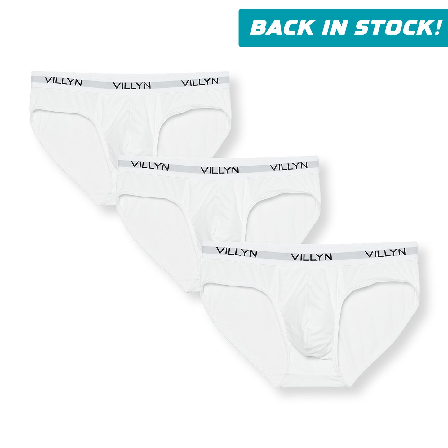 VILLYN Origin 3 WHITE Modal Briefs