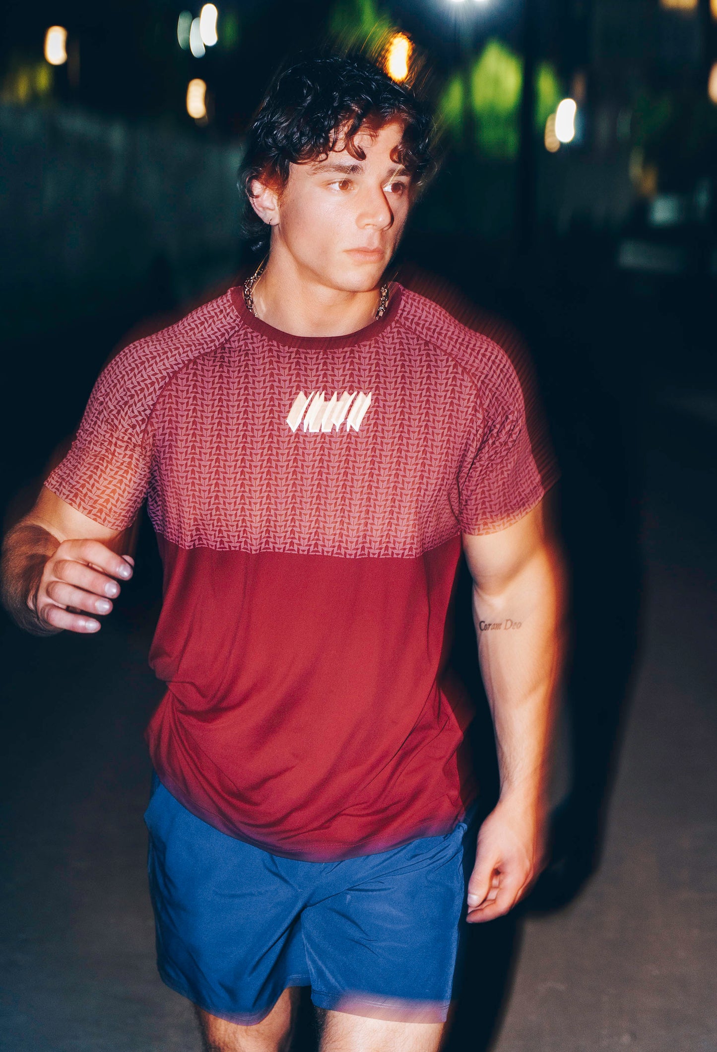 DEFIANCE ACTIVE SHIRT - MAGMA / DARK RED