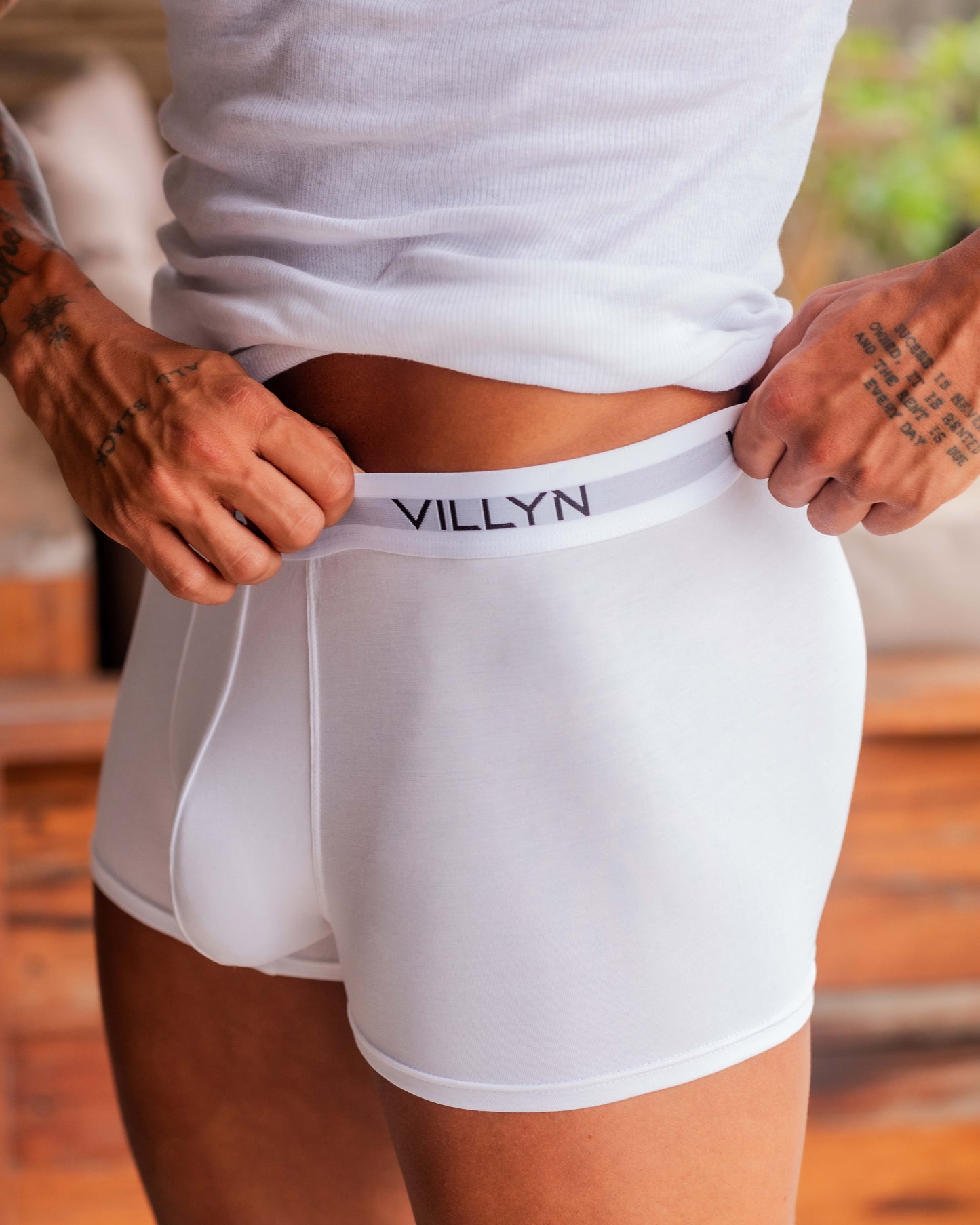 VILLYN Origin 3 WHITE Modal Boxer-Trunks