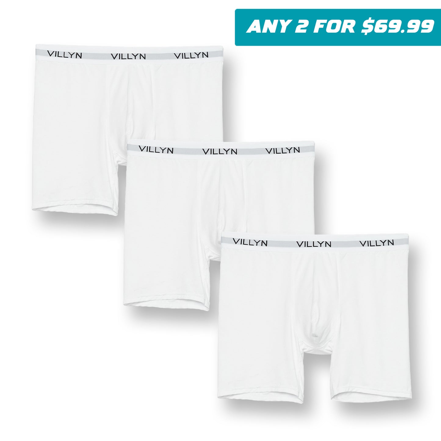 VILLYN Origin 3 WHITE Modal Boxer-Briefs