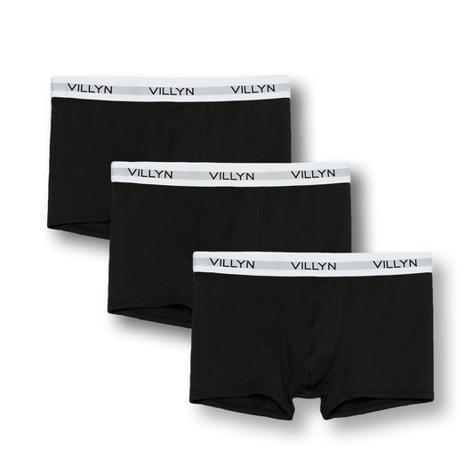 VILLYN Origin 3 BLACK Modal Boxer-Trunks